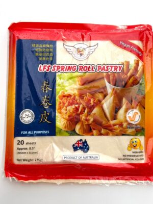 LFS - FROZEN SPRING ROLL PASTRY 20 SHEETS - 275G (VỎ CUỐN CHẢ GIÒ)