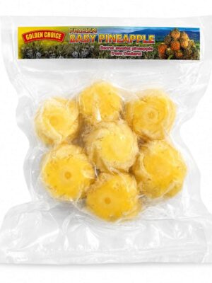 GOLDEN CHOICE - FROZEN BABY PINEAPPLE THAILAND 500G (TRÁI THƠM MINI ĐÔNG LẠNH)