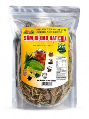 CEAF - MELON TEA WITH CHIA SEEDS AND HERBS 300G (SÂM BÍ ĐAO HẠT CHIA 9 VỊ THẢO MỘC)
