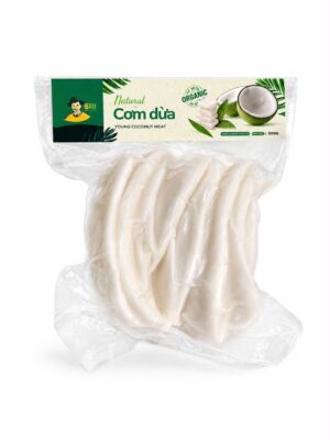 SUNLIFE PRODUCE - FROZEN YOUNG COCONUT MEAT 500G (CƠM DỪA NON)