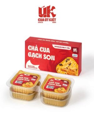 UK KIET - CRAB CAKE WITH CRAB ROE 100G (CHẢ CUA GẠCH SON)