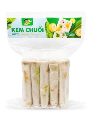 6RI - FROZEN BANANA ICE CREAM 5PCS (KEM CHUỐI ĐÔNG LẠNH)
