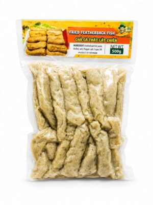 6RI - FROZEN FRIED FEATHERBACK FISH 500G (CHẢ CÁ THÁT LÁT CHIÊN SỢI)