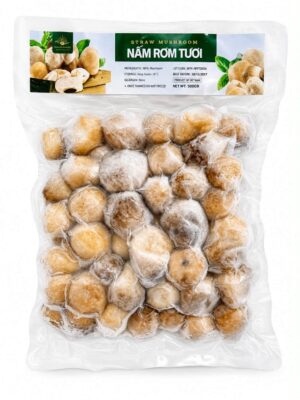 SUNLIFE PRODUCE - FROZEN STRAW MUSHROOM 500G (NẤM RƠM)