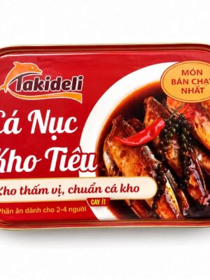 TAKIDELI - BRAISED MACKEREL WITH BLACK PEPPER 400G (CÁ NỤC KHO TIÊU)