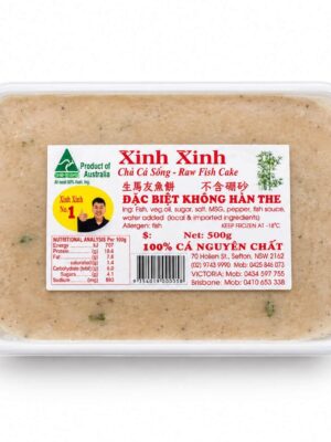 XINH XINH - FROZEN RAW FISH CAKE 450G (CHẢ CÁ THU SỐNG)