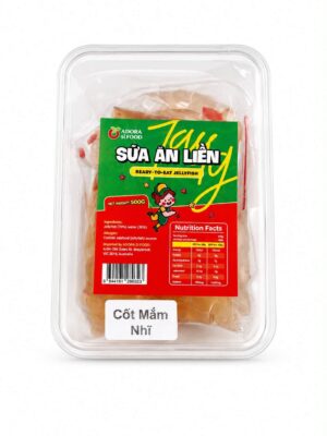 ADORA FOOD - READY TO EAT - SWEET & SOUR MARINATED JELLYFISH WITH FISH SAUCE 500G (SỨA ĂN LIỀN CHUA NGỌT TẶNG KÈM CỐT MẮM NHĨ)