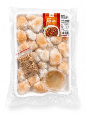 6RI - FROZEN COOKED TAPIOCA DUMPLINGS 500G (BÁNH BỘT LỌC TRẦN)