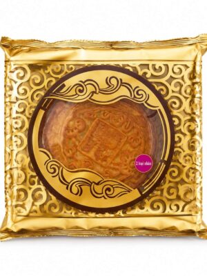 HONGKONG FOOD - TARO MOONCAKE WITH SALTED EGG YOLK AND CHEESE FILLING 300G (BÁNH TRUNG THU NHÂN KHOAI MÔN TRỨNG MUỐI VÀ PHÔ MAI)