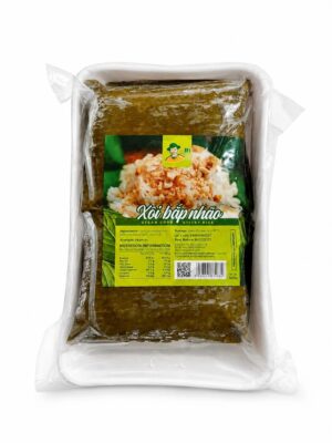 6RI - FROZEN STEAM CORN STICKY RICE 500GR (XÔI BẮP NHÃO)