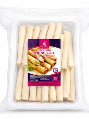 ROYAL PEARL - FROZEN PRAWN PASTRY SPRING ROLL 40PCS - 1KG (CHẢ GIÒ TÔM DÀI)