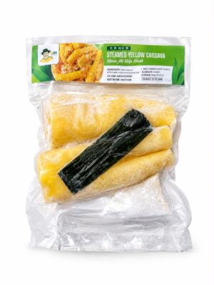 6RI - FROZEN STEAMED YELLOW CASSAVA 500G (KHOAI MÌ VÀNG HẤP SẲN)