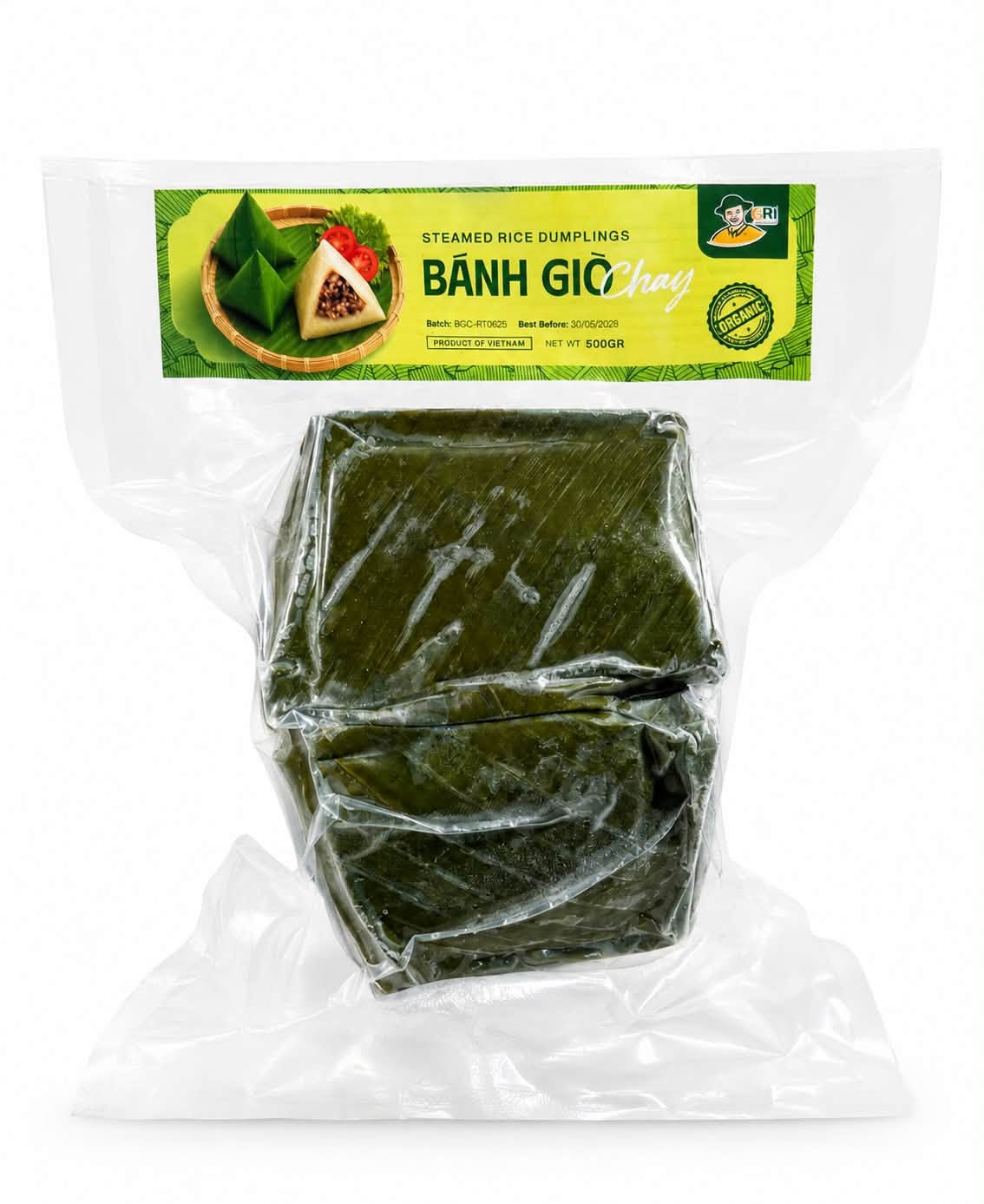 6RI - FROZEN STEAMED RICE DUMPLINGS 500G (BÁNH GIÒ CHAY) 1 789217721 2103430197725891 5891003230926610381 n