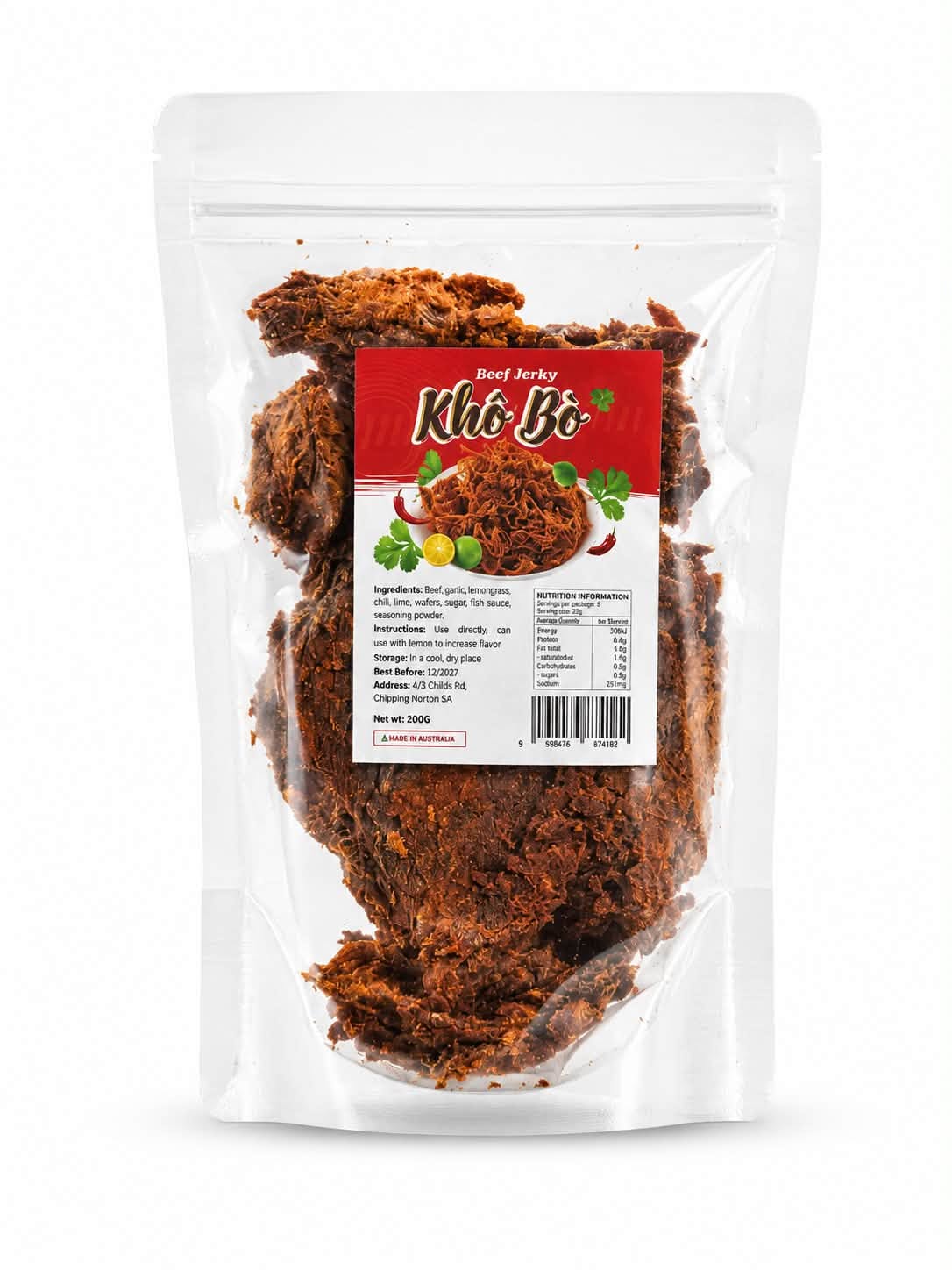 SUNLIFE PRODUCE - VIETNAMESE BEEF JERKY SLICES 200G (KHÔ BÒ MIẾNG) 1 795227154 2107223510679893 4519560865518174916 n