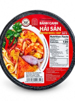 VE FOOD - FROZEN SEAFOOD NOODLE SOUP 350G (BÁNH CANH HẢI SẢN)
