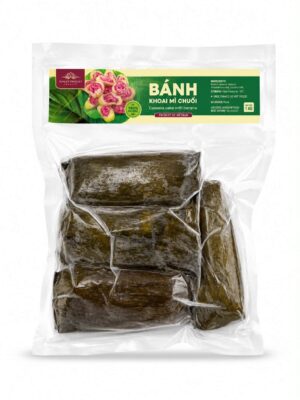 SUNLIFE PRODUCE - FROZEN CASSAVA CAKE WITH BANANA 500G (BÁNH KHOAI MÌ NHÂN CHUỐI)