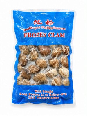 CHINA PRODUCE - FROZEN WHOLE CLAM 500G (NGHÊU LỤA NGUYÊN CON)