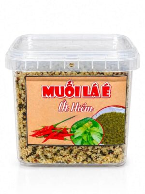 ELBE FOODIE - VIETNAMESE HOLY BASIL & BIRD’S EYE CHILLI SALT 300G (MUỐI LÁ É ỚT HIỂM)