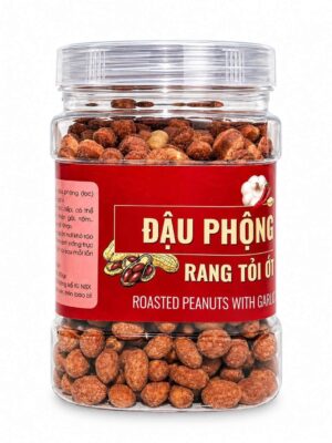 ELBE FOODIE - ROATED PEANUTS WITH GARLIC AND CHILLI 400G (ĐẬU PHỘNG RANG TỎI ỚT)