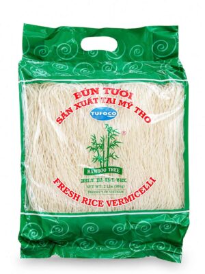 BA CÂY TRE - FRESH RICE VERMICELLI 1KG (BÚN TƯƠI SẢN XUẤT MỸ THO)