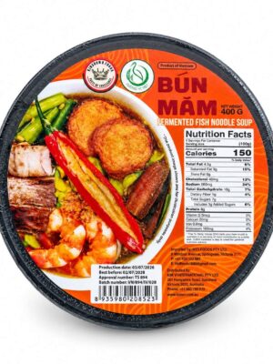 VE FOOD – FROZEN FERMENTED FISH NOODLE SOUP 400G (BÚN MẮM)