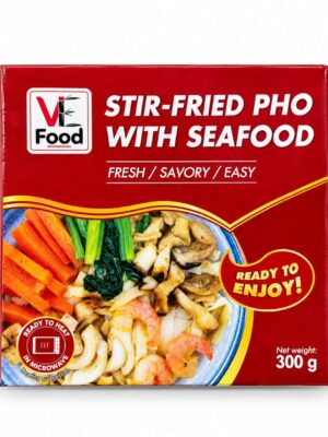 VE FOOD - FROZEN STIR - FRIED PHO WITH SEAFOOD 300G (PHỞ XÀO HẢI SẢN)
